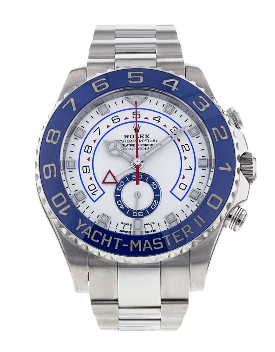 Rolex Yacht Master II 116680 White Dial Bracelet Strap